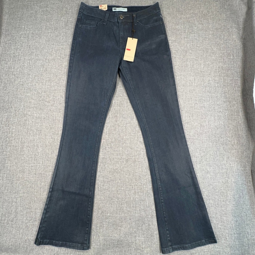 Levi's Bootcut Skinny Jeans Womens 6 Dark Blue Mid Rise Stretch Y2K Indie NEW
